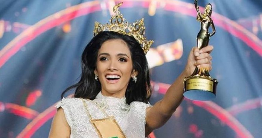 Победительница конкурса красоты упала в обморок  - ВИДЕО 