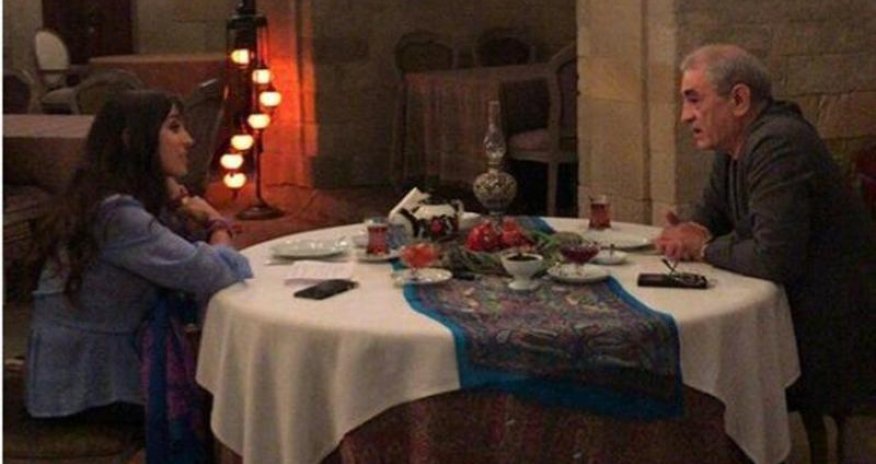 Leyla Əliyeva Xalq artistindən müsahibə aldı - FOTO