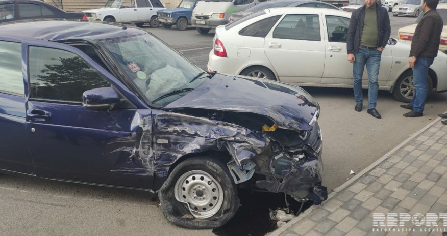 В Барде пьяный водитель скрылся с места ДТП - ВИДЕО