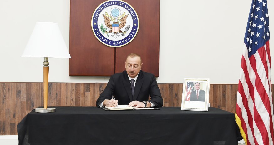 İlham Əliyev başsağlığı verdi - FOTO