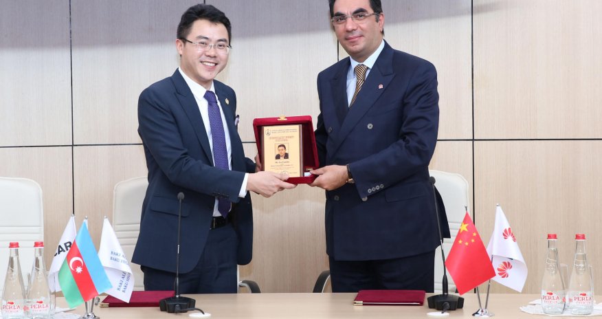 Baku Higher Oil School starts cooperation with Huawei company