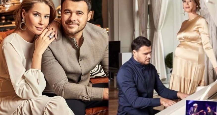 Emin və hamilə həyat yoldaşı məşhur 