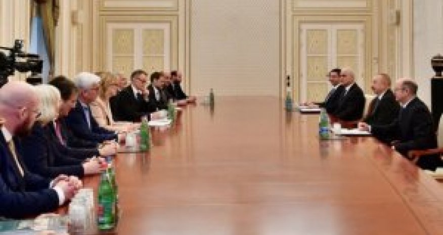 lham Aliyev received German governmental delegation