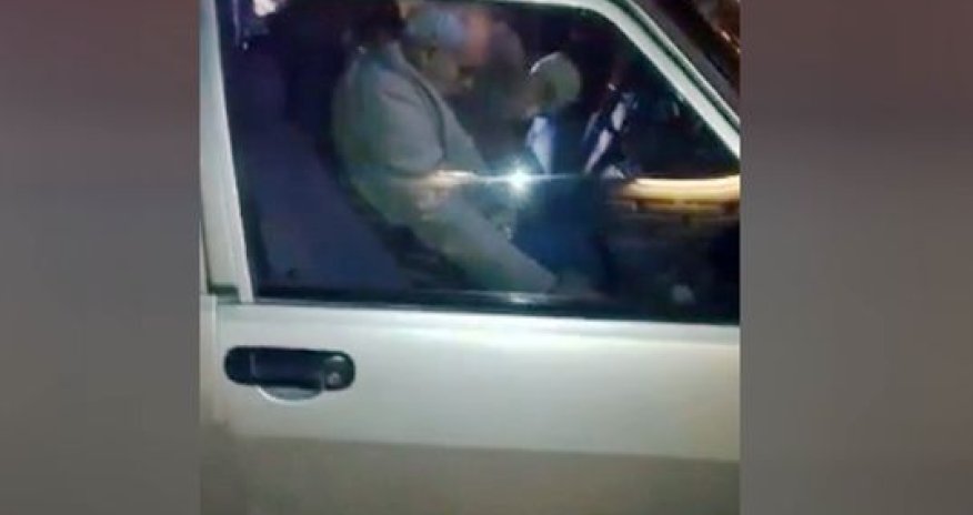 Bakıda taksi sürücüsü sükan arxasında dünyasını dəyişdi - ANBAAN VİDEO