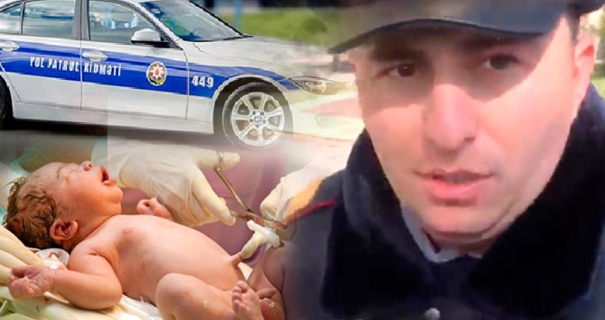 Сержант ДПС Фуад спас беременную женщину: новорожденного назвали его именем - ВИДЕО