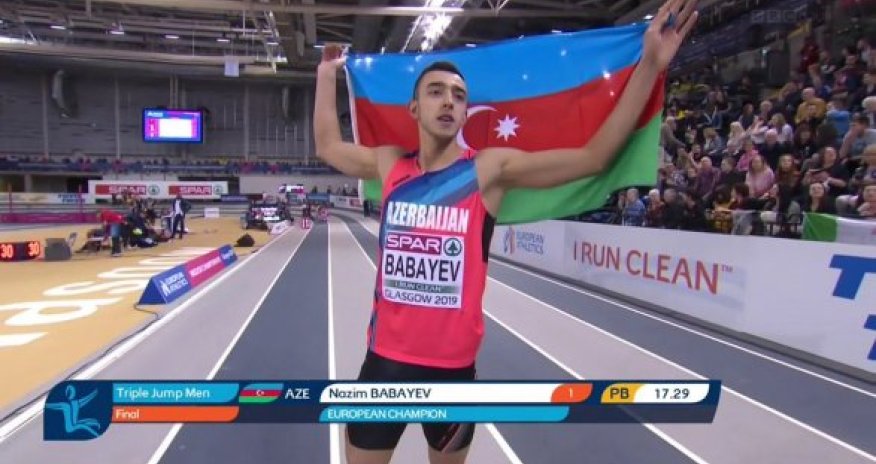 Легкоатлет Назим Бабаев стал чемпионом Европы