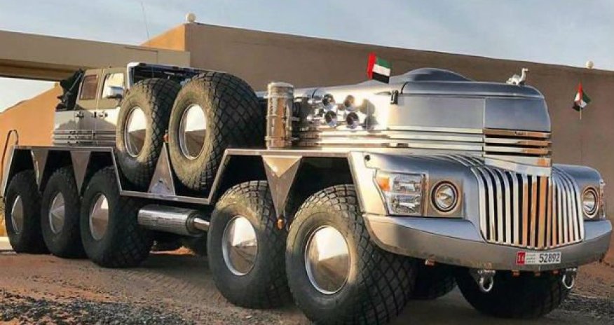 Ərəb şeyxinin unikal avtomobili  — VİDEO