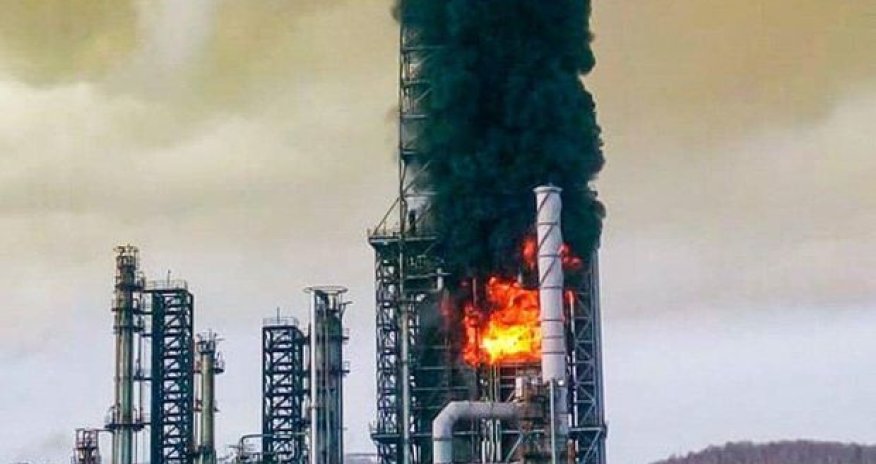 Крупный пожар на заводе в России - ВИДЕО