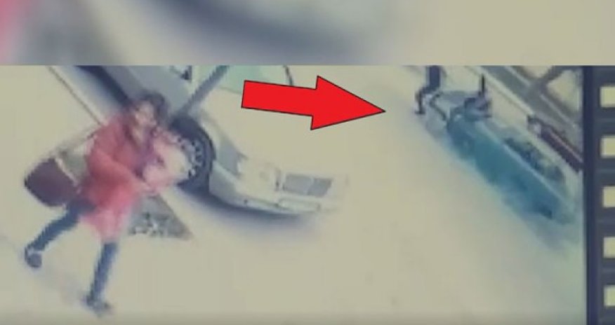 Gəncədə ata və oğlunun düşdüyü dəhşəli qəzanın - VİDEOSU