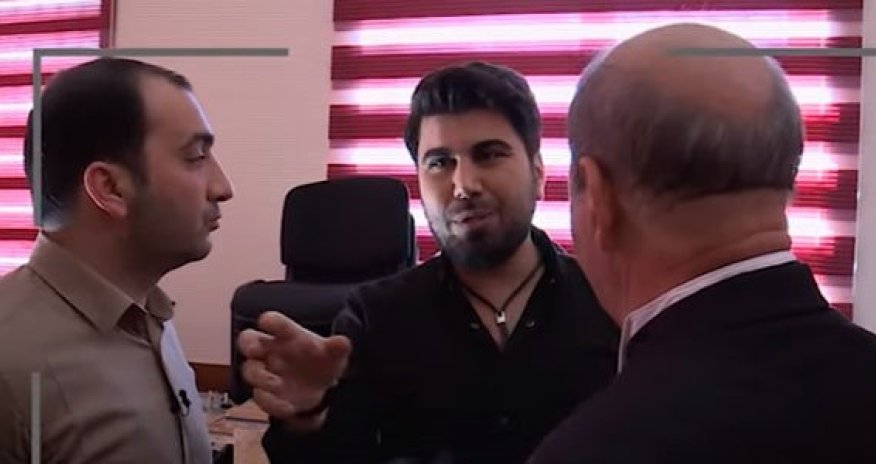 Azərbaycan efirində dava: müğənni aktyoru söhbətə çağırdı - VİDEO