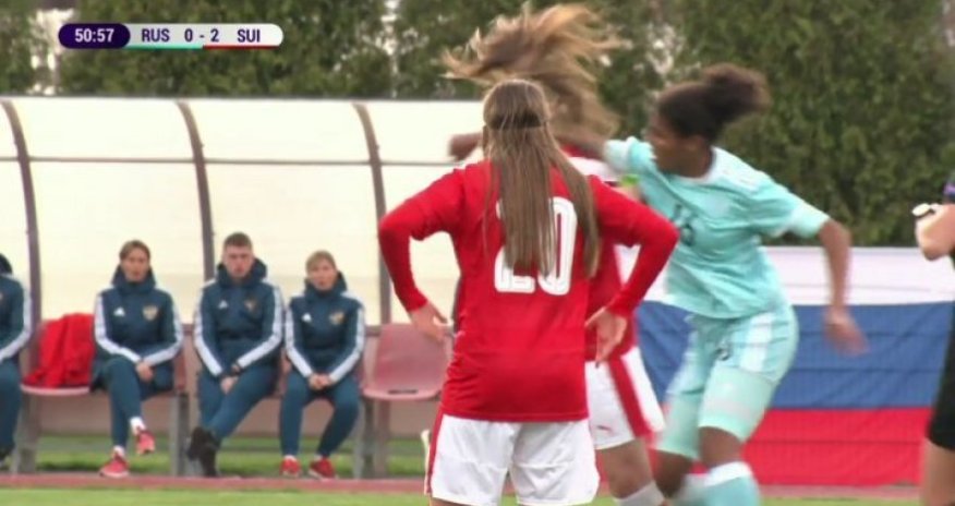 Драка футболисток на чемпионате Европы - ВИДЕО