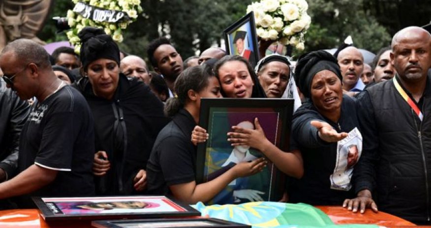 Церемония прощания в Эфиопии