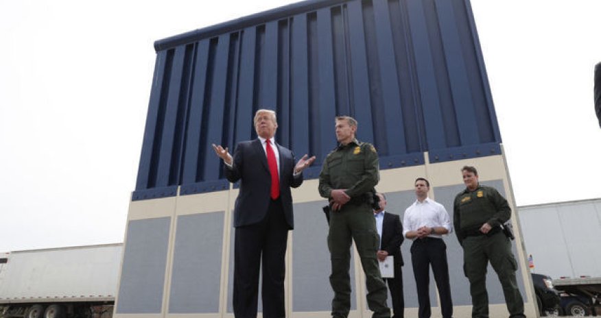 Pentaqon “Tramp divarı”nın inşasını maliyyələşdirəcək