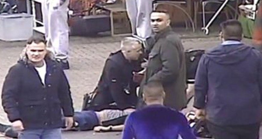 14 yaşlı oğlanın avtomobillə vurulma anı: havada fırlanıb, yerə çırpıldı - VİDEO