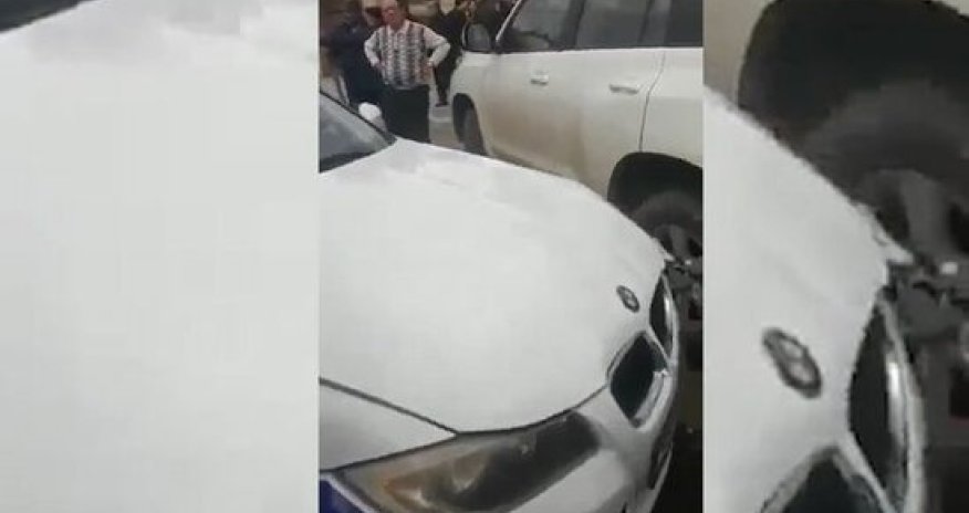 Yol polisi avtomobili qəzaya düşdü - VİDEO