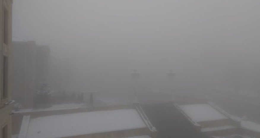 Снегопад в Дашкесане - ВИДЕО