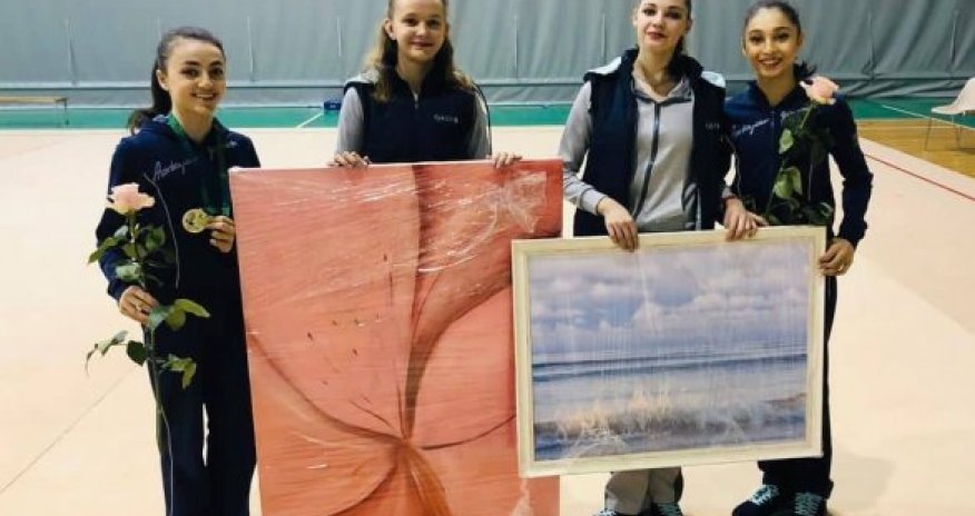 Азербайджанские гимнастки взяли награды и в Риге