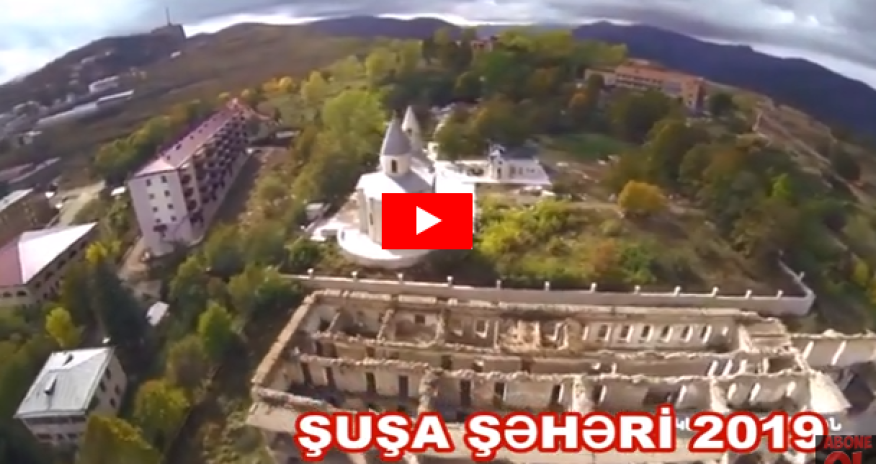 Şuşa şəhərinin Drona çəkilmiş görüntüləri yayılıb – Heç yerdə olmayan görüntülər – VİDEO