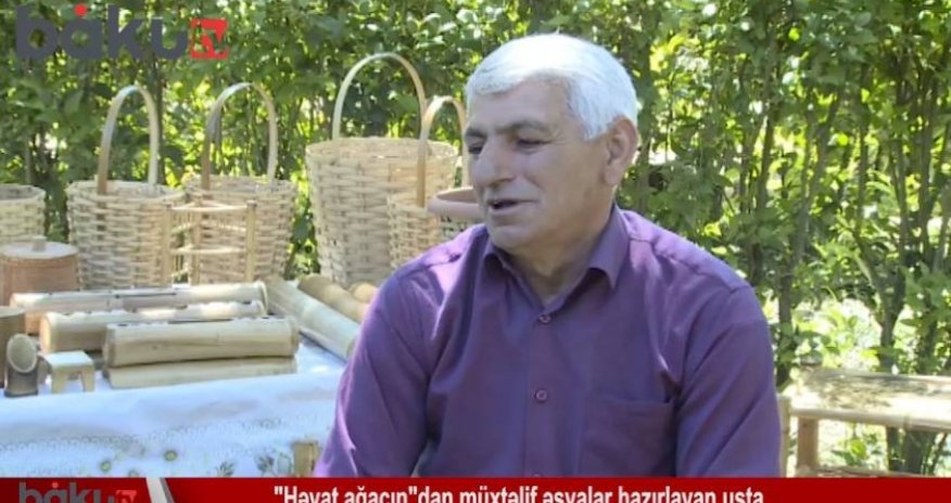 Мастер бамбука в Лянкяране поделился своим опытом - ВИДЕО