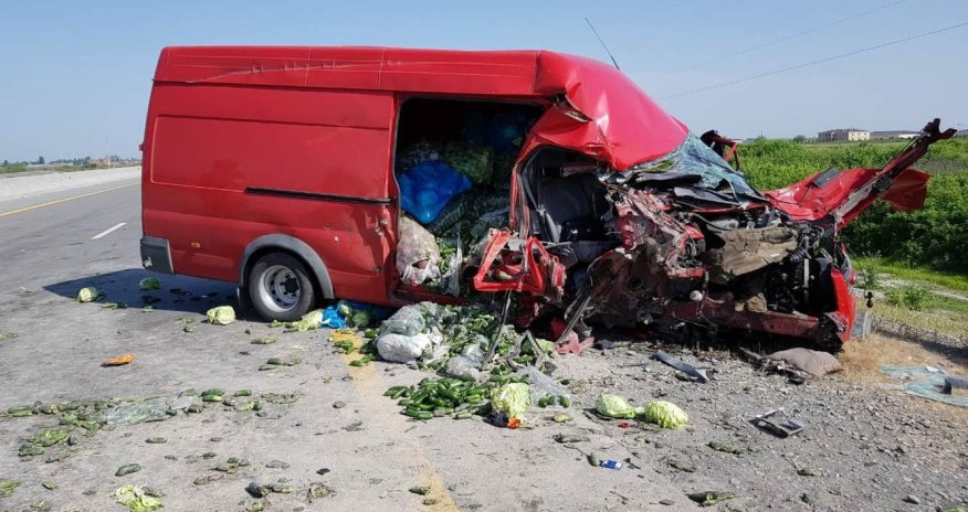 Azərbaycanda dəhşətli qəzada ölən futbolçunun görüntüləri yayıldı - FOTO