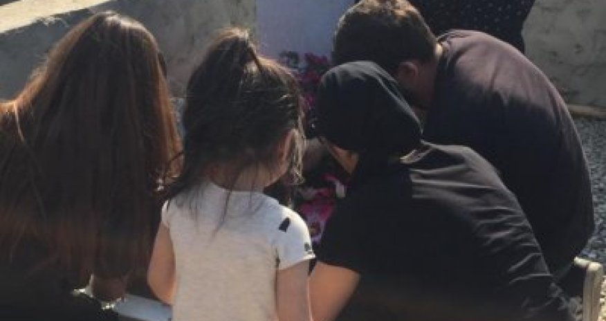 Elinanın 40 mərasimi keçirildi: Məzarı ziyarət edildi - FOTOLAR