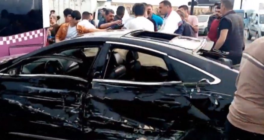 На дороге Баку-Сумгайыт авария, есть пострадавшие - ВИДЕО