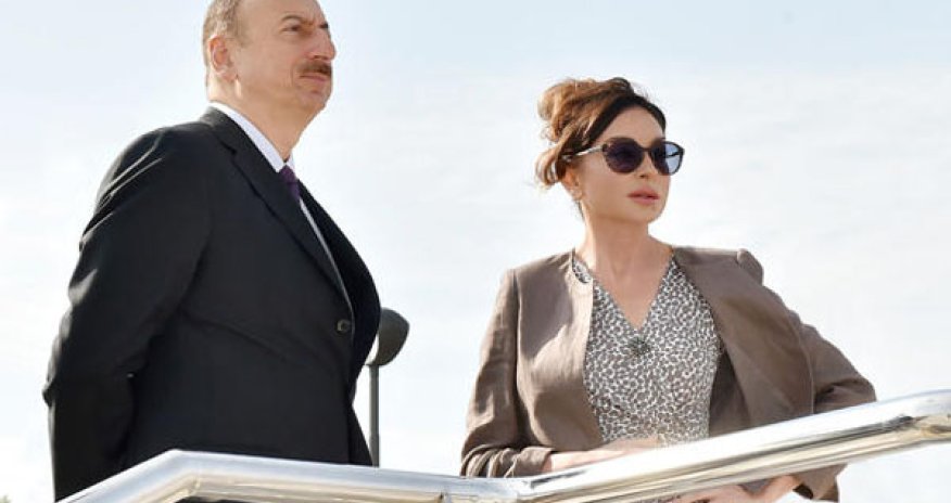Prezident və Birinci xanım Bakıda 20 hektarlıq parkın açılışında (FOTO, YENİLƏNİB)