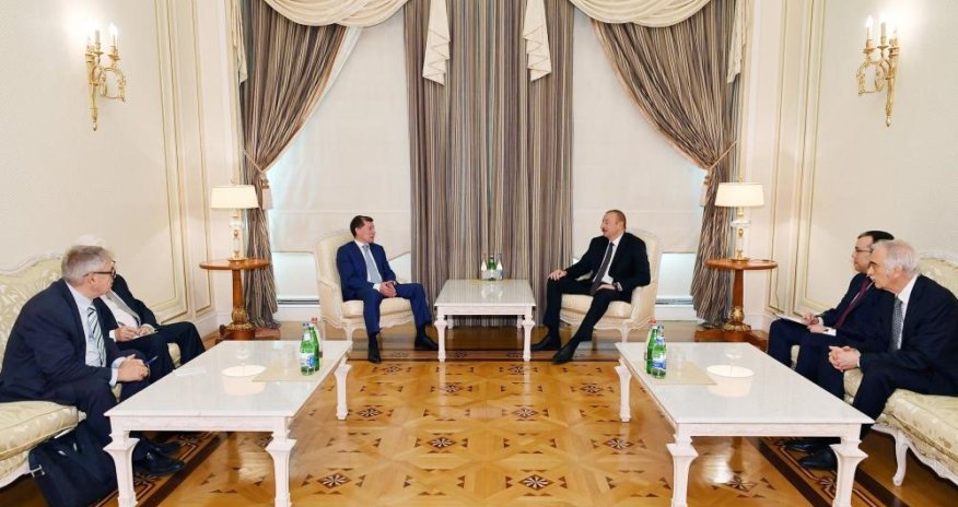 İlham Əliyev rusiyalı naziri qəbul etdi - Foto