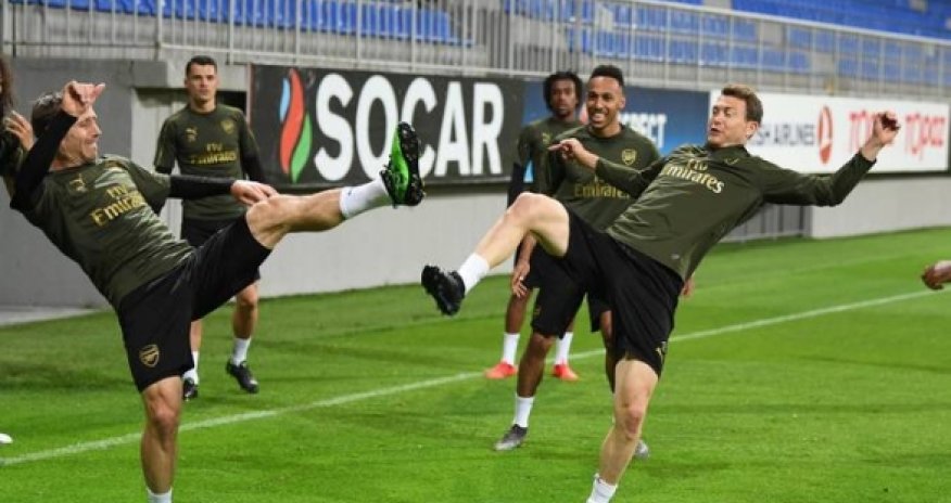 «Арсенал» продолжает тренироваться в Баку - ФОТО 