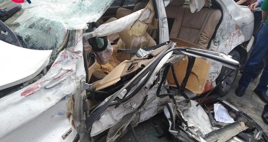 Bakıda ata və oğulun öldüyü ağır yol qəzasının görüntüləri - FOTO + VİDEO