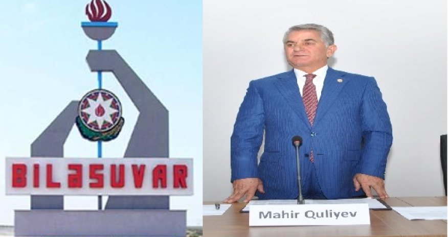Biləsuvar rayon icra hakimiyyəti şəhid abidəsinin üstündəki yazı lövhəsini doğratdırıb - ŞİKAYƏT - FOTOLAR