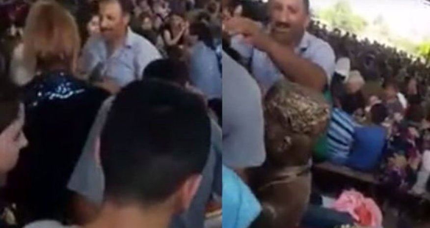 Azərbaycanda “Qaloş piri” biabırçılığı: Başlarına sürtüb, şəfa gözləyirlər - VİDEO