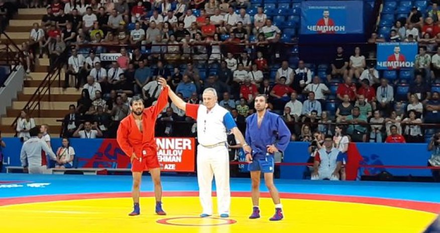 Millimizdən daha iki medal: Samboçumuz ermənini məğlub etdi