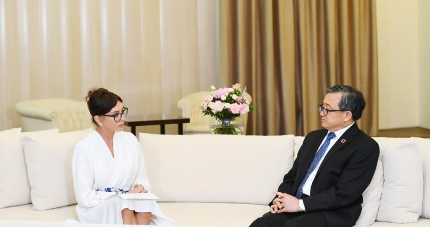 First Vice-President of Azerbaijan Mehriban Aliyeva meets UN Under-Secretary-General (PHOTO)