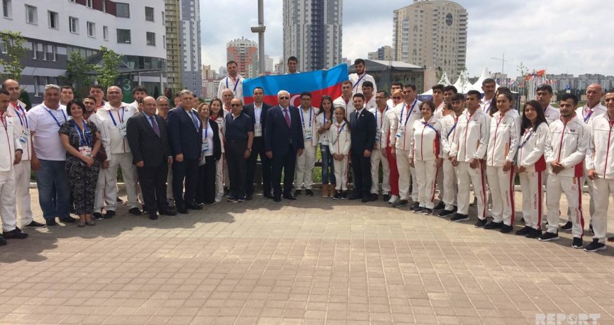 Leyla Aliyeva met with Azerbaijani delegation participating in Minsk 2019 European Games