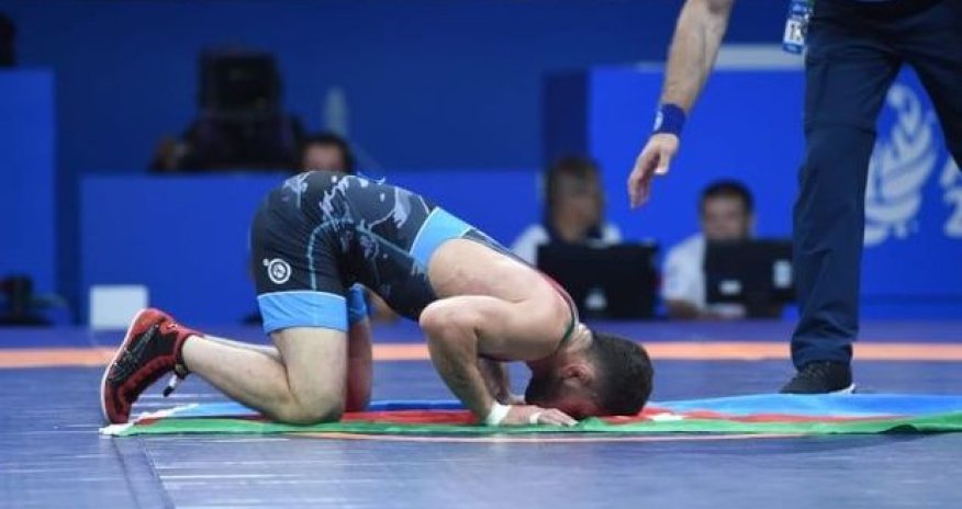 Hacı Əliyev Azərbaycana ikinci qızıl medalı qazandırdı - FOTO