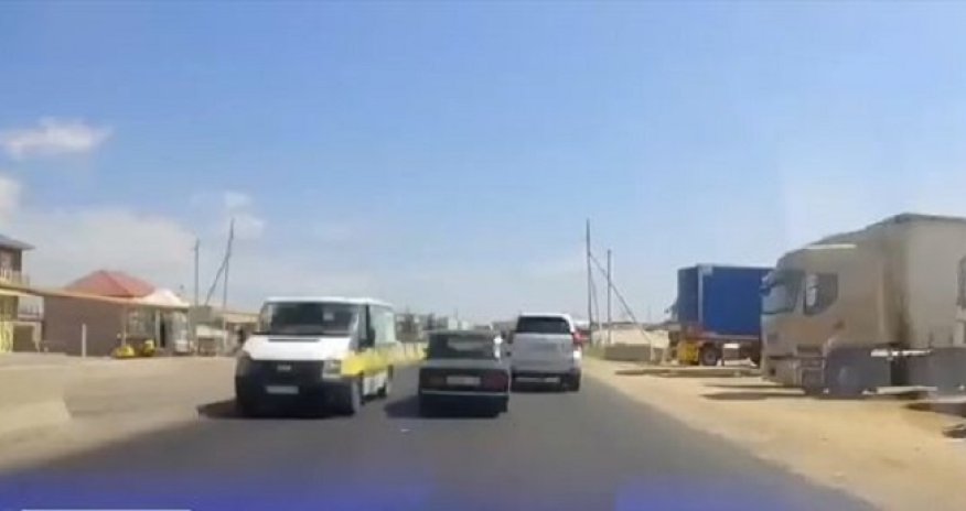 Bakıda “kamikadze sürücü” - VİDEO