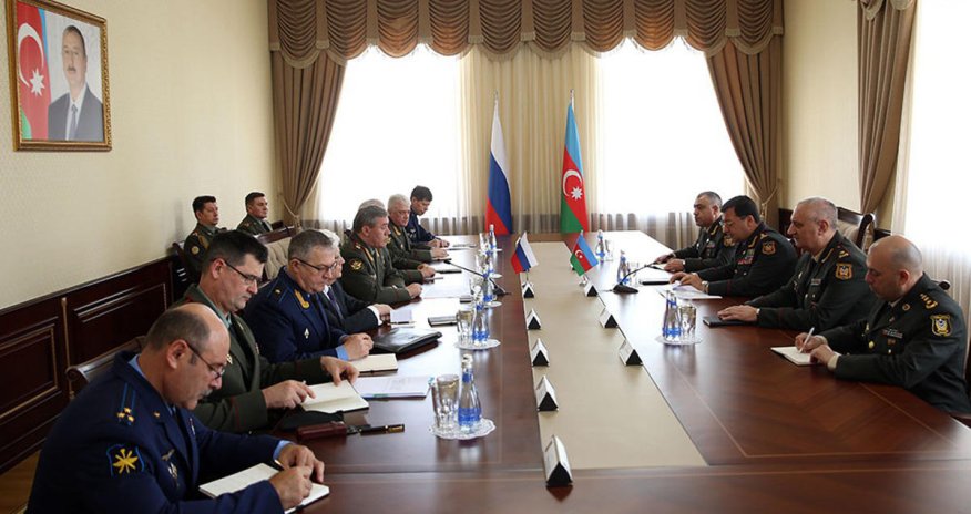 High-ranking military officials of Azerbaijan, Russia talk over Karabakh conflict (PHOTO/VIDEO)