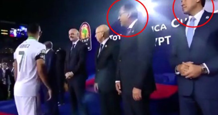 Millinin futbolçusu prezidenti və naziri görməzdən gəldi - VİDEO