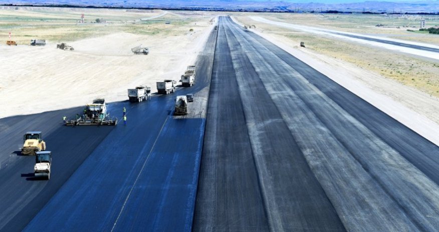 Продолжается строительство второй взлетно-посадочной полосы в Нахчыване