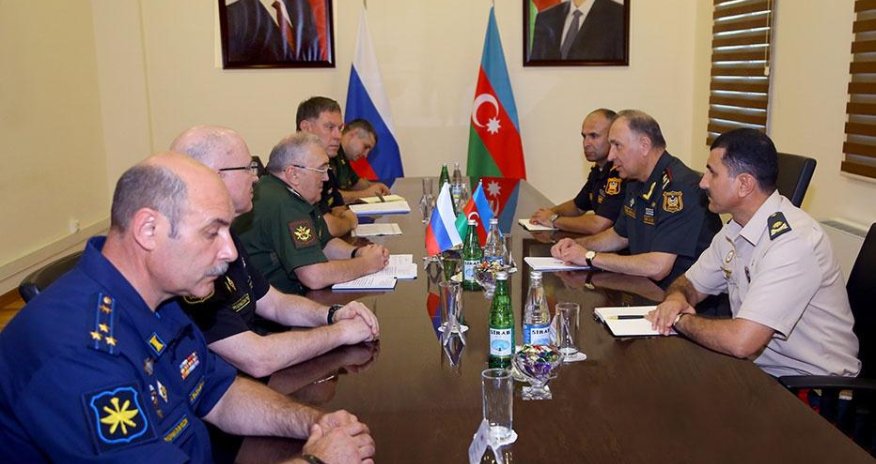 Delegation of Russian Defense Ministry on working visit in Azerbaijan (PHOTO)