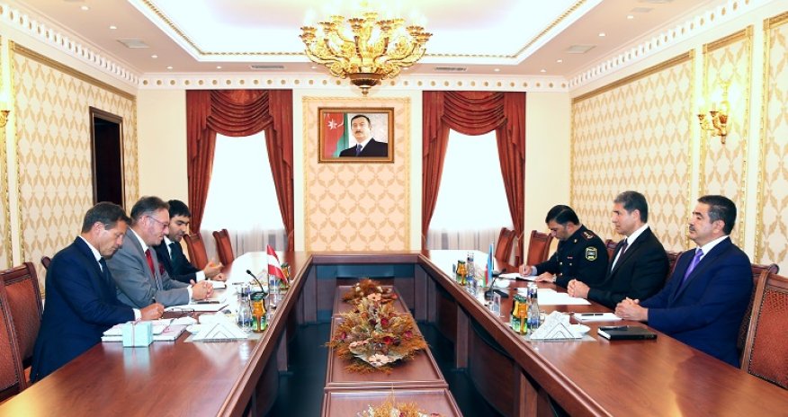 Vilayət Eyvazov Avstriyanın ölkəmizdəki səfirini qəbul edib