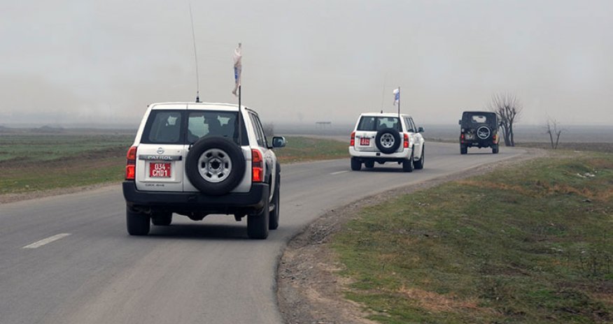 ATƏT qoşunların təmas xəttində monitorinq keçirib