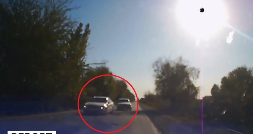 Azərbaycanda üç avtomobil toqquşdu - qəza anı kameraya düşdü - VİDEO