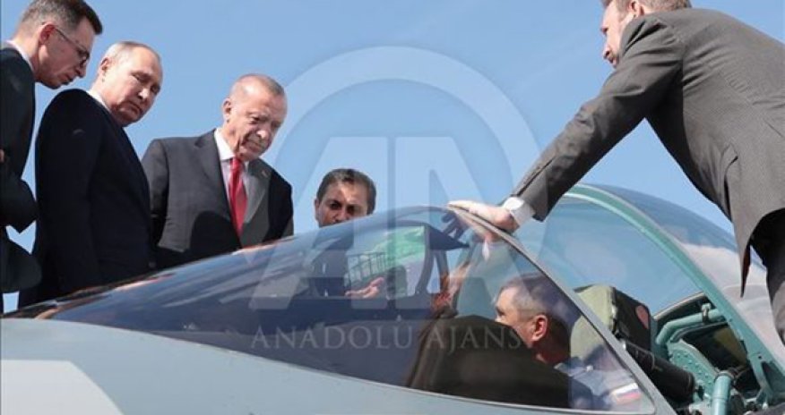 Putin Ərdoğana “Su-57″ni göstərdi – FOTO