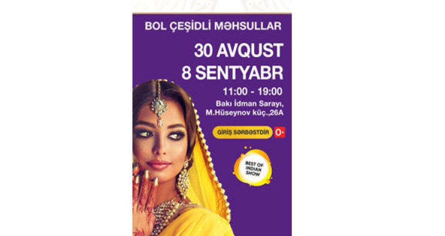 Best of India - Biggest exclusive Indian product trade show to be held in Baku