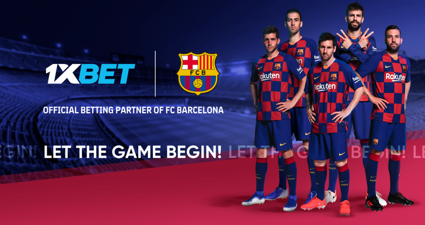 Букмекерская компания 1xBet стала глобальным партнером «Барселоны»  