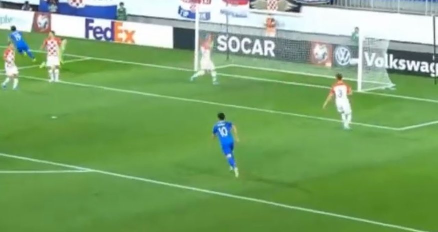 Millimizin Xorvatiya ilə oyunda bərabərlik qolu - VİDEO