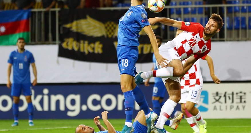 Azerbaijan national team draws Croatia