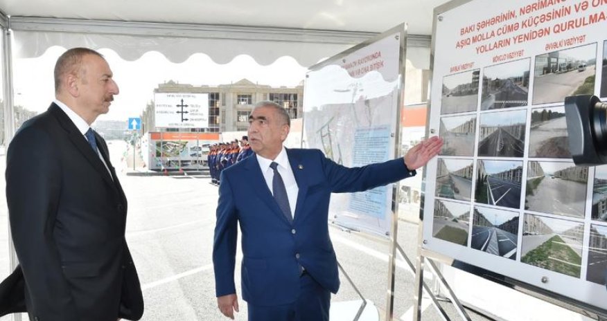 Prezident Molla Cümə küçəsinin açılışında